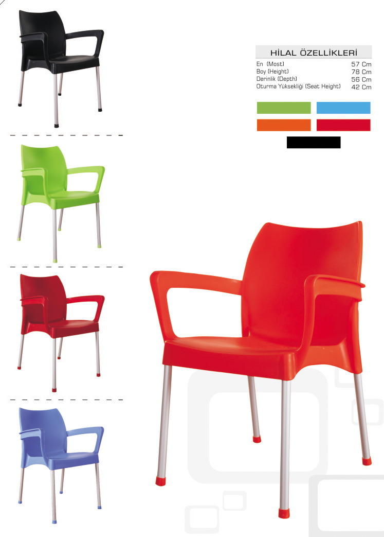 Hilal Plastik Sandalye 32.00 TL 4K Eğitim Araçları okul sırası